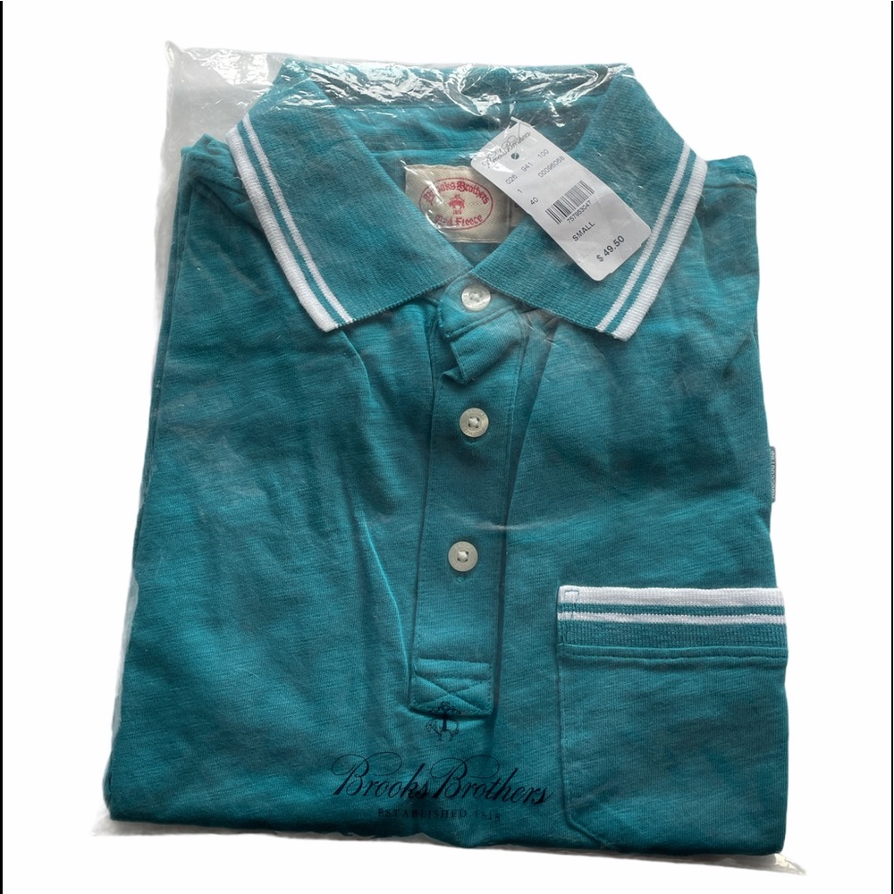 Brooks Brothers red fleece series polo.